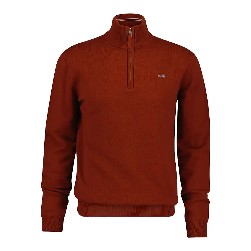 Pullover in lana mezza zip Gant Superfine