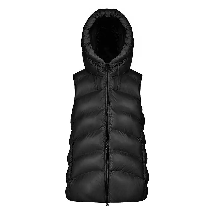 Gilet imbottito con cappuccio da donna Geox Bleyze