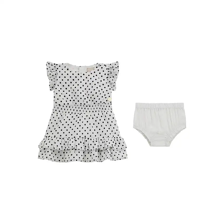 Completo vestito e culotte tessuto per bambina Guess