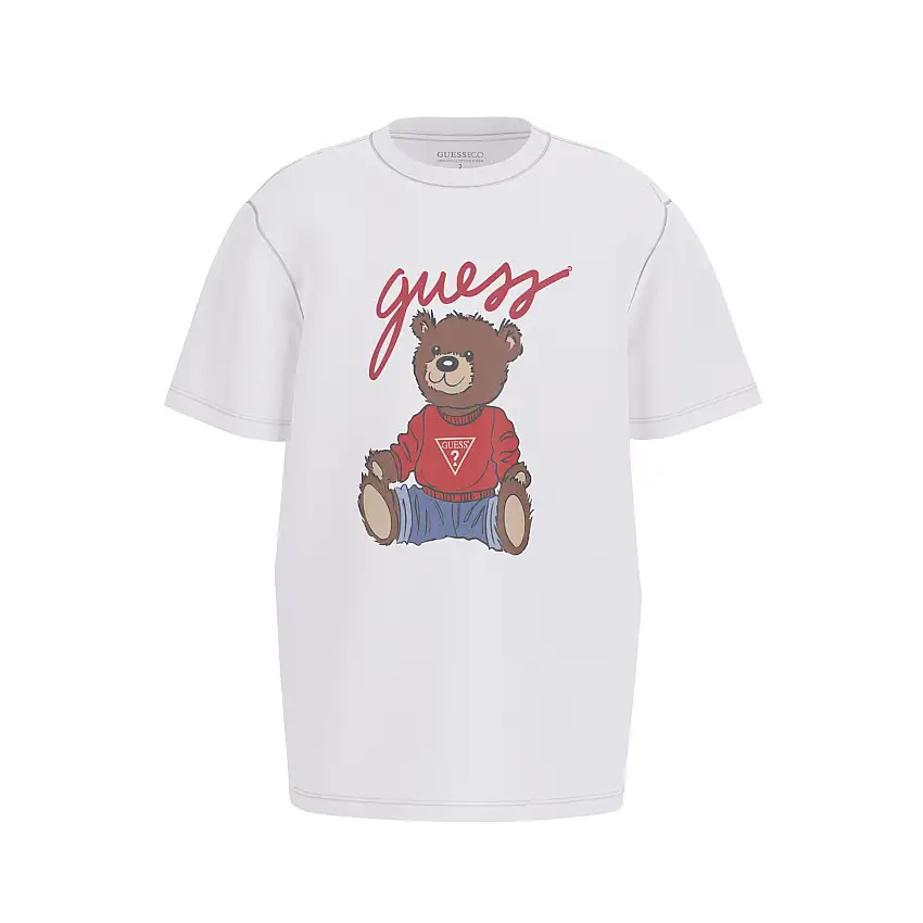 T-shirt maniche corte con taglio classico per bambini Guess