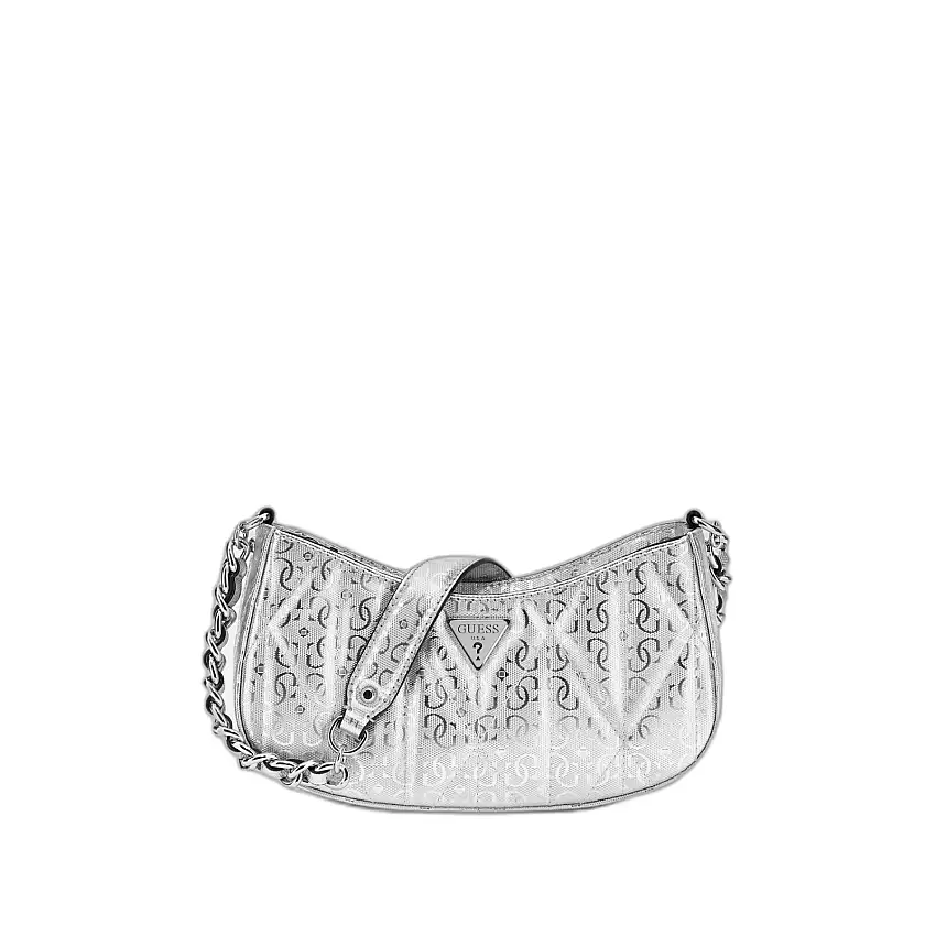 Borsa a tracolla con zip da donna Guess Aldina