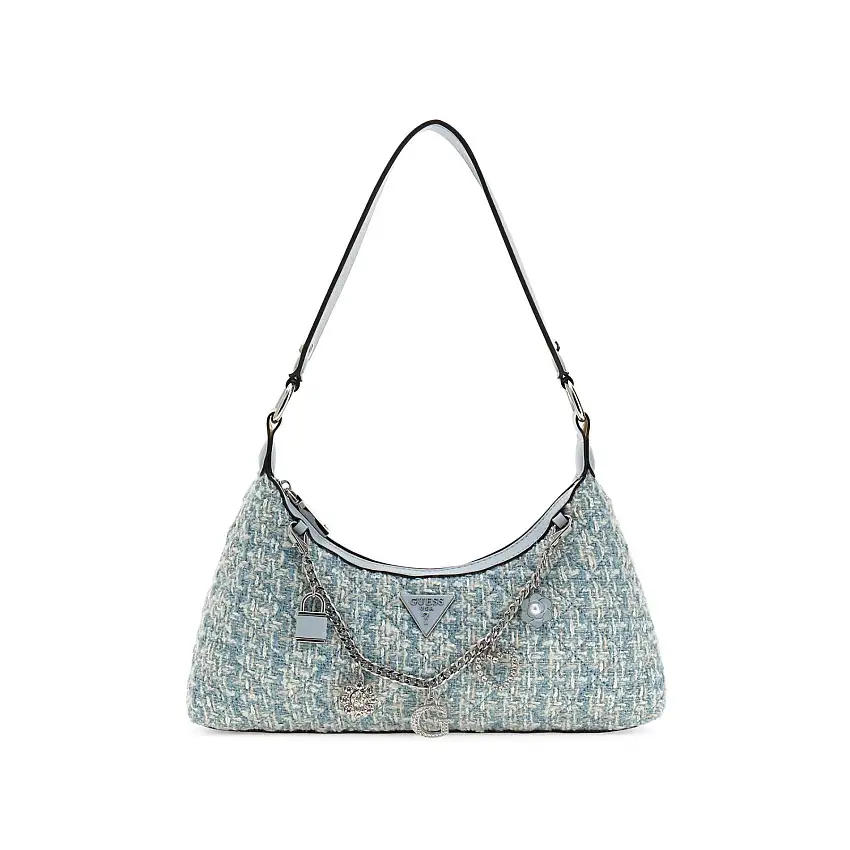 Borsa a tracolla con zip da donna Guess Everlee