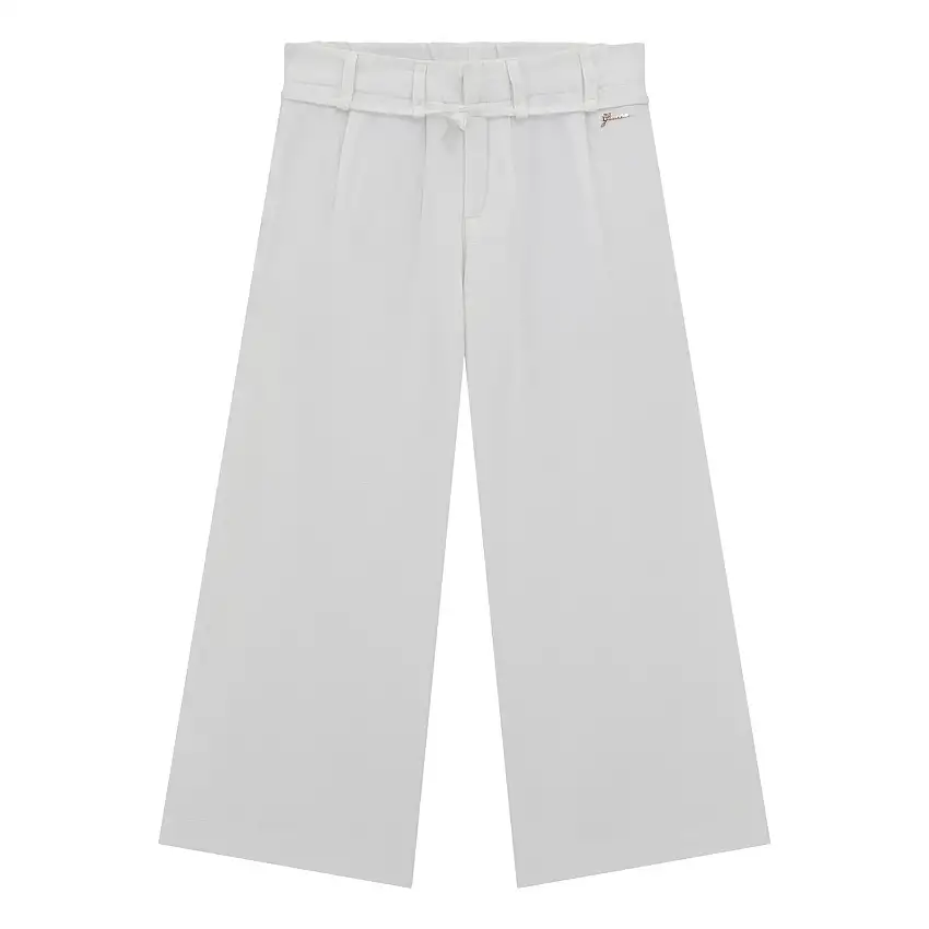 Pantaloni in lino misto tinti per ragazza Guess GMT