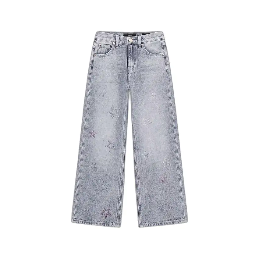 Jeans con stelle per ragazza Guess Rgd 90S
