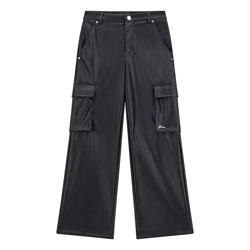 Pantaloni cargo in PU per ragazza Guess