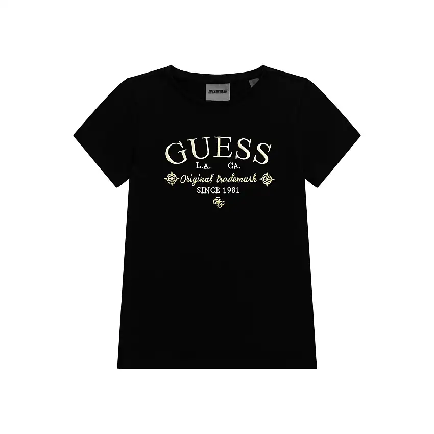 T-shirt a maniche corte col rotondo per ragazza Guess Minime