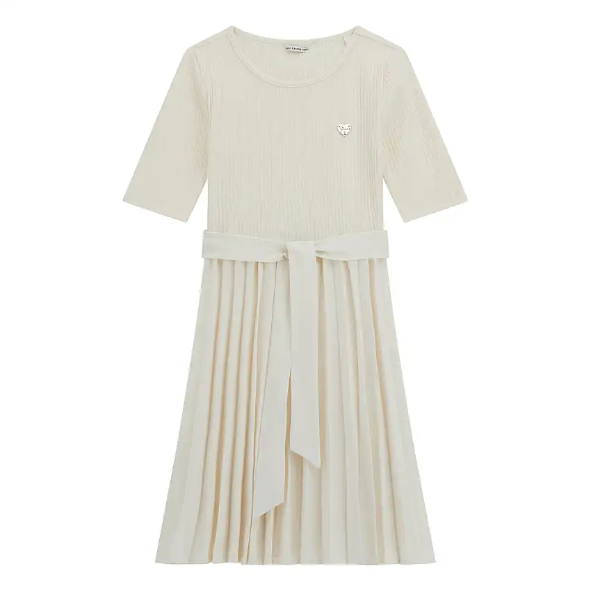 Abito plissettato con cintura bambina Guess