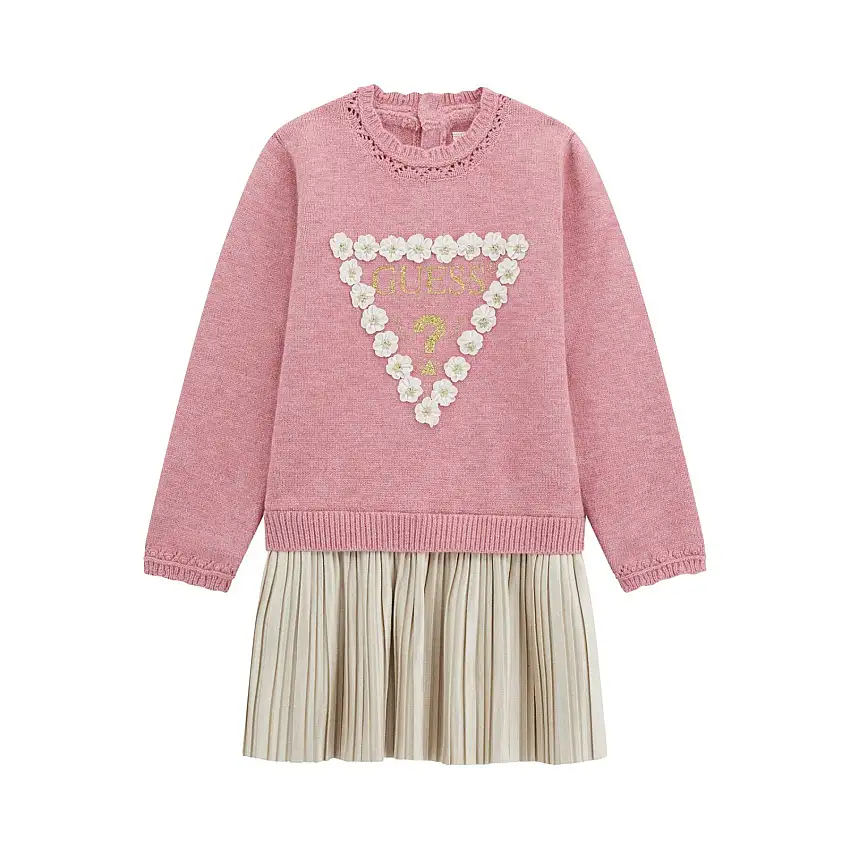 Vestito a maniche lunghe da bambina Guess Fabric