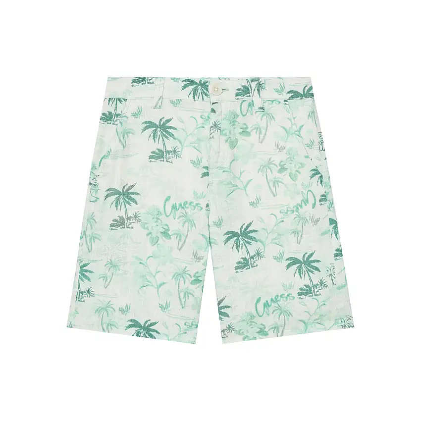 Short in lino e viscosa per bambini Guess