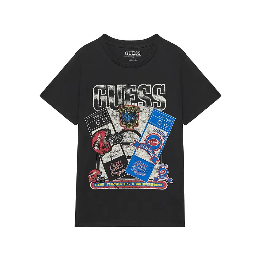 T-shirt da bambino in cotone Guess