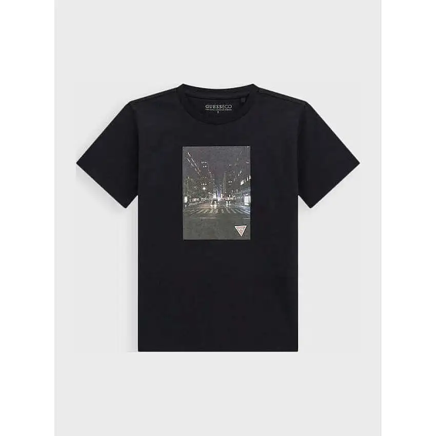 T-shirt a maniche corte e coltondo per bambini Guess