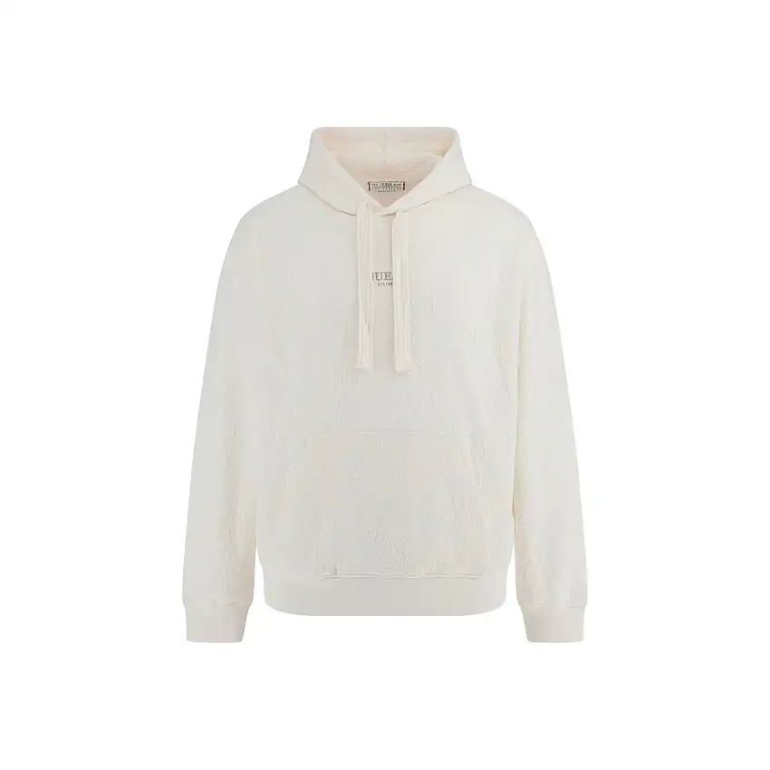 Felpa con cappuccio jacquard Guess