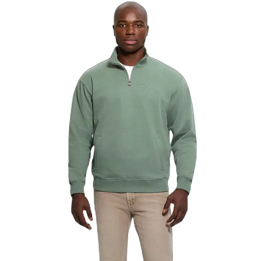 Maglione con zip e colletto alto Guess Eco Tyler