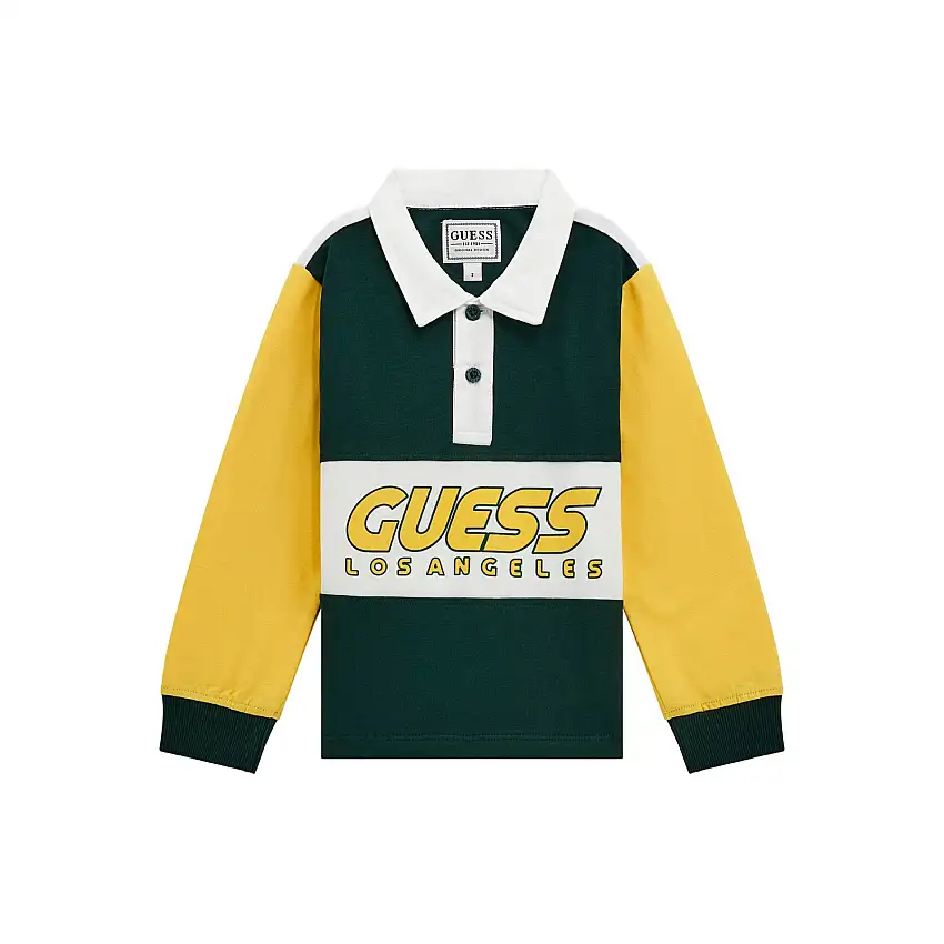 Polo in jersey spesso per bambino ragazzo Guess
