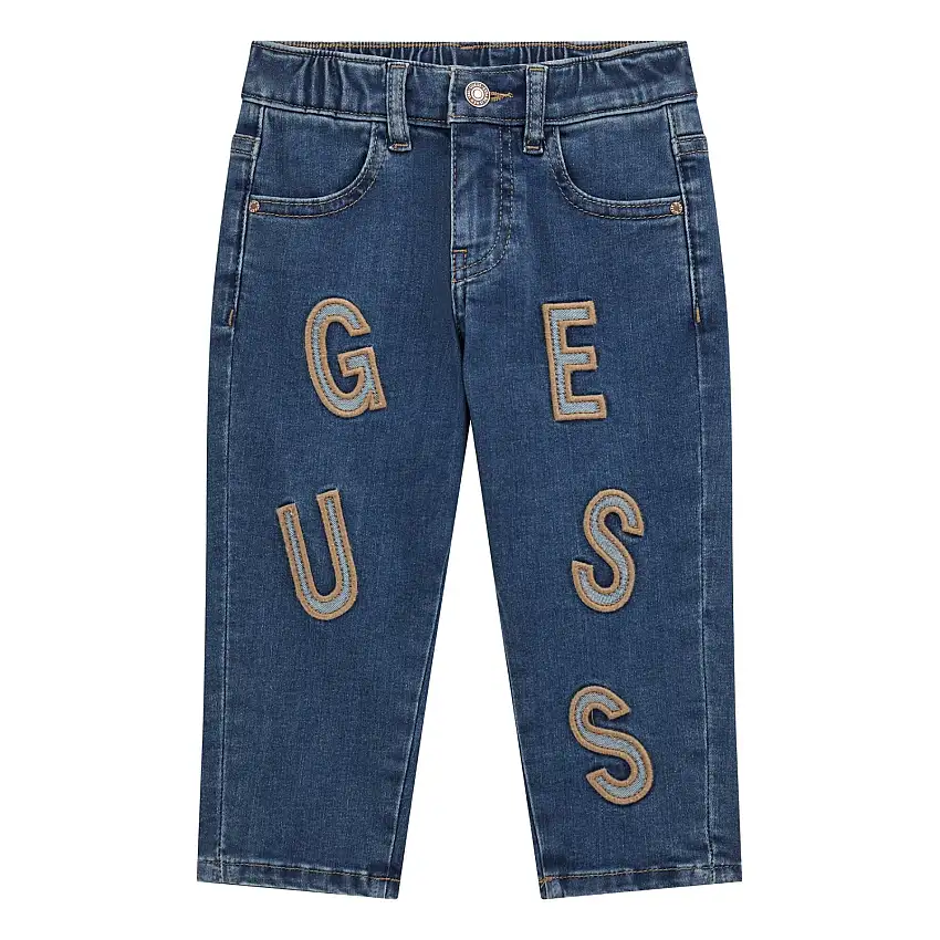 Jeans stretch a gamba ampia per bambini Guess