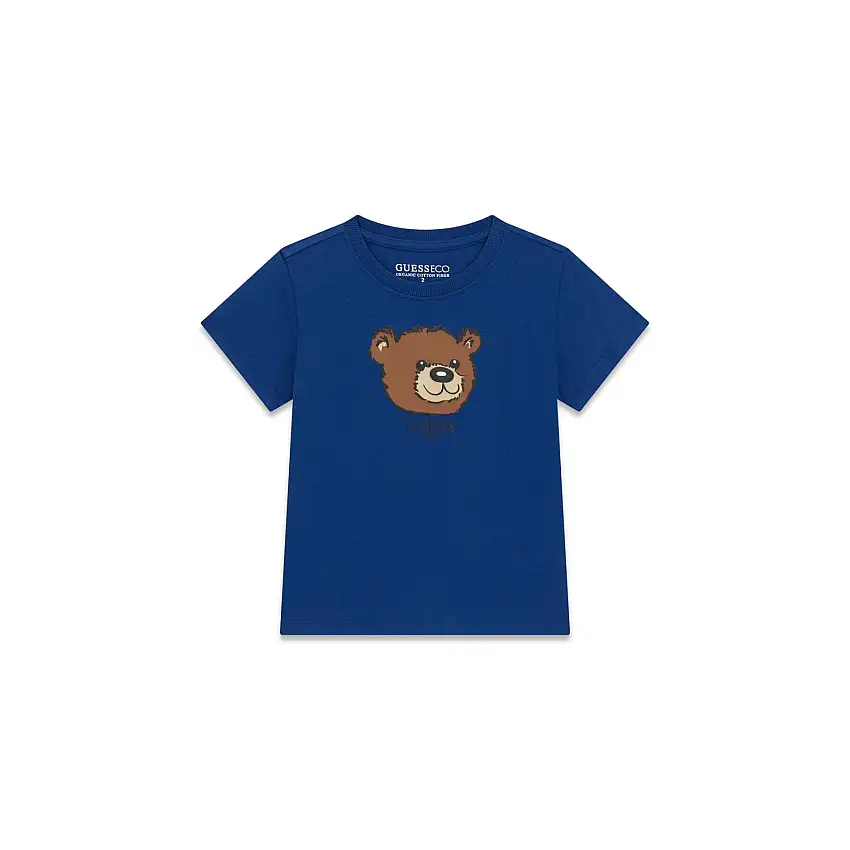 Maglietta con logo stampato maniche lunghe per bambino ragazzo Guess