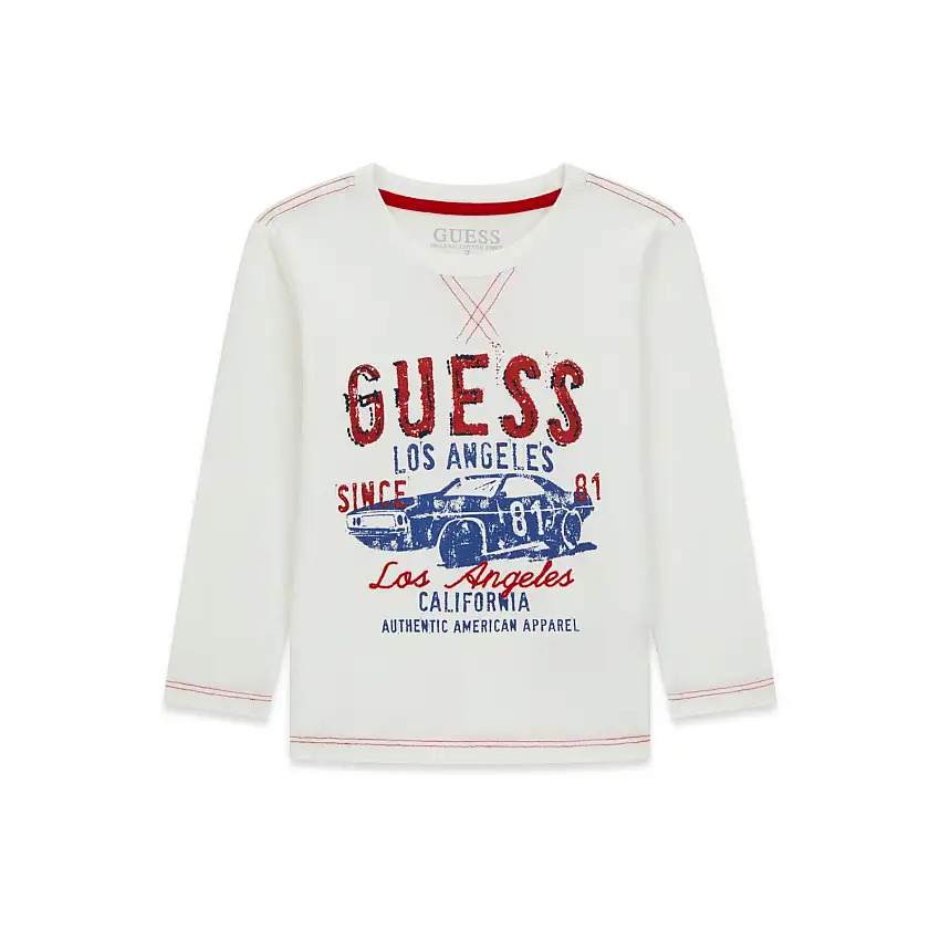 T-shirt con logo stampato per bambino maschio Guess