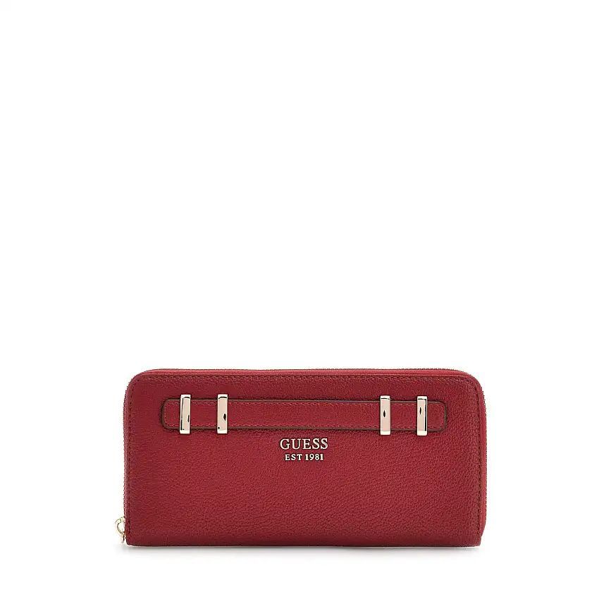 Portafoglio con zip completa donna Guess Gregoria
