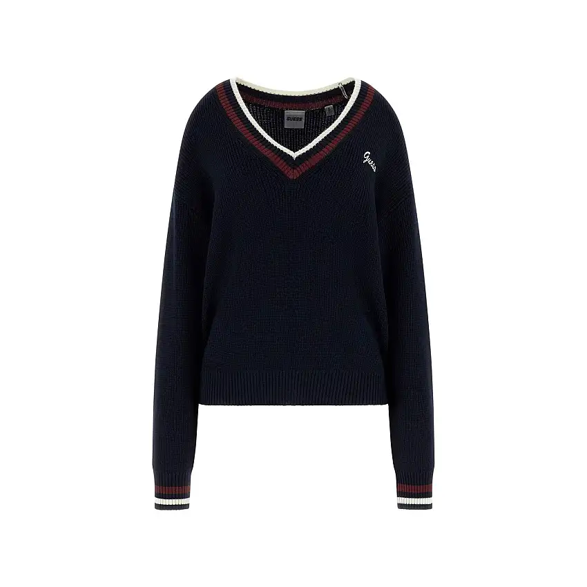 Maglione oversize con scollo a V donna Guess