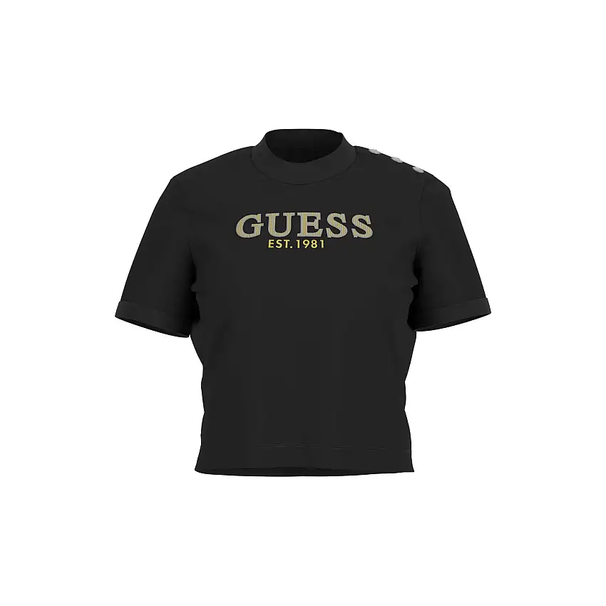 T-shirt da donna a girocollo Guess Washed