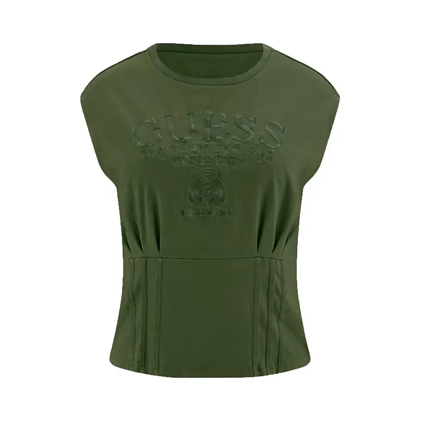 T-shirt a maniche lunghe corsetto donna Guess Nautical