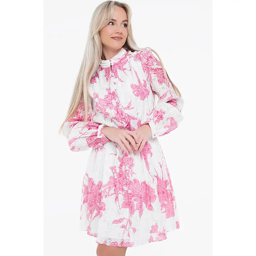 Abito svasato con maniche lunghe donna Guess Adlaide