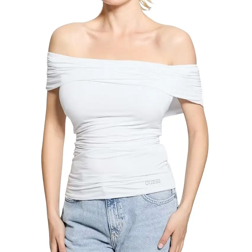 T-shirt da donna Guess Charlotte Off Shoulder