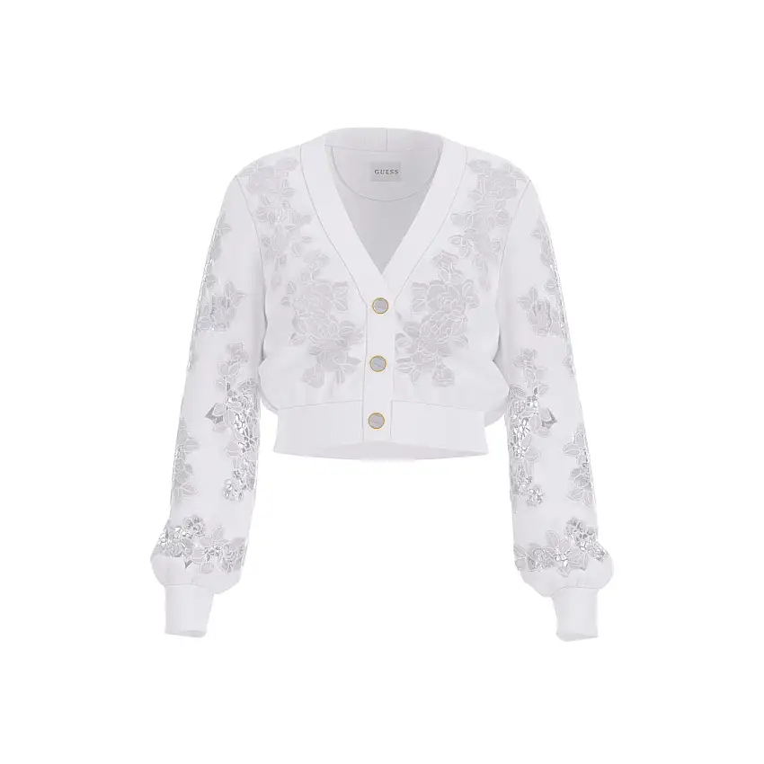 Cardigan in pile donna Guess