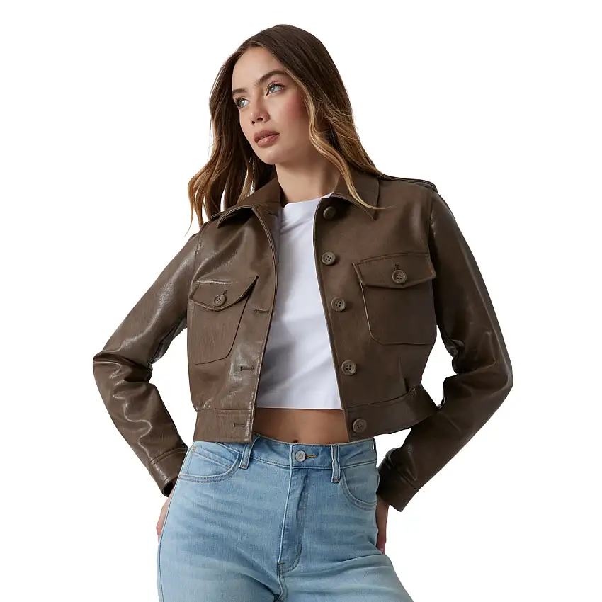 Giacca in PU donna Guess Dora