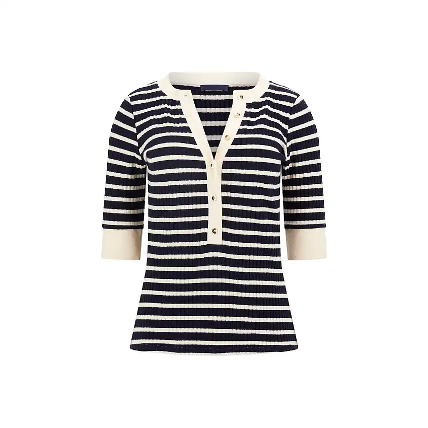 T-shirt da donna a righe Guess Serafino