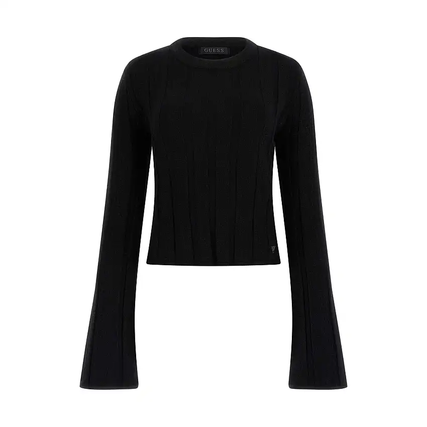 Maglione a collo v con colletto rotondo donna Guess Gemma