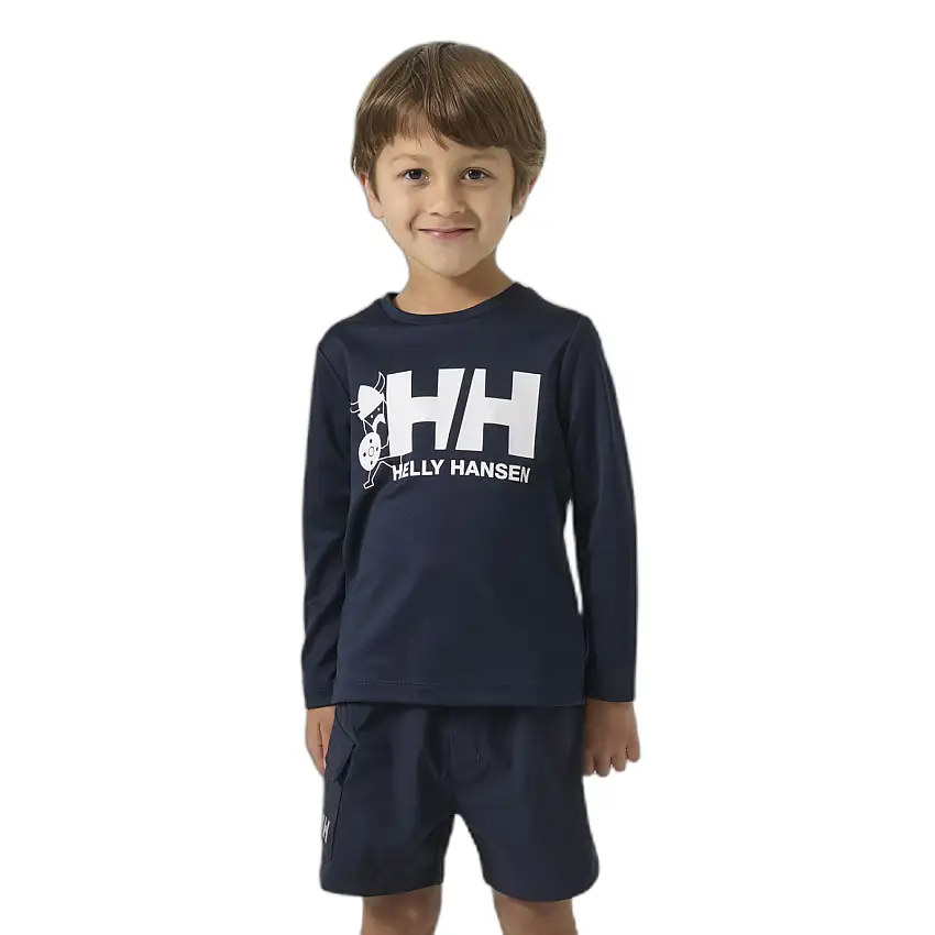 Maglietta a manica lunga per bambini Helly Hansen Hh Tech Graphic