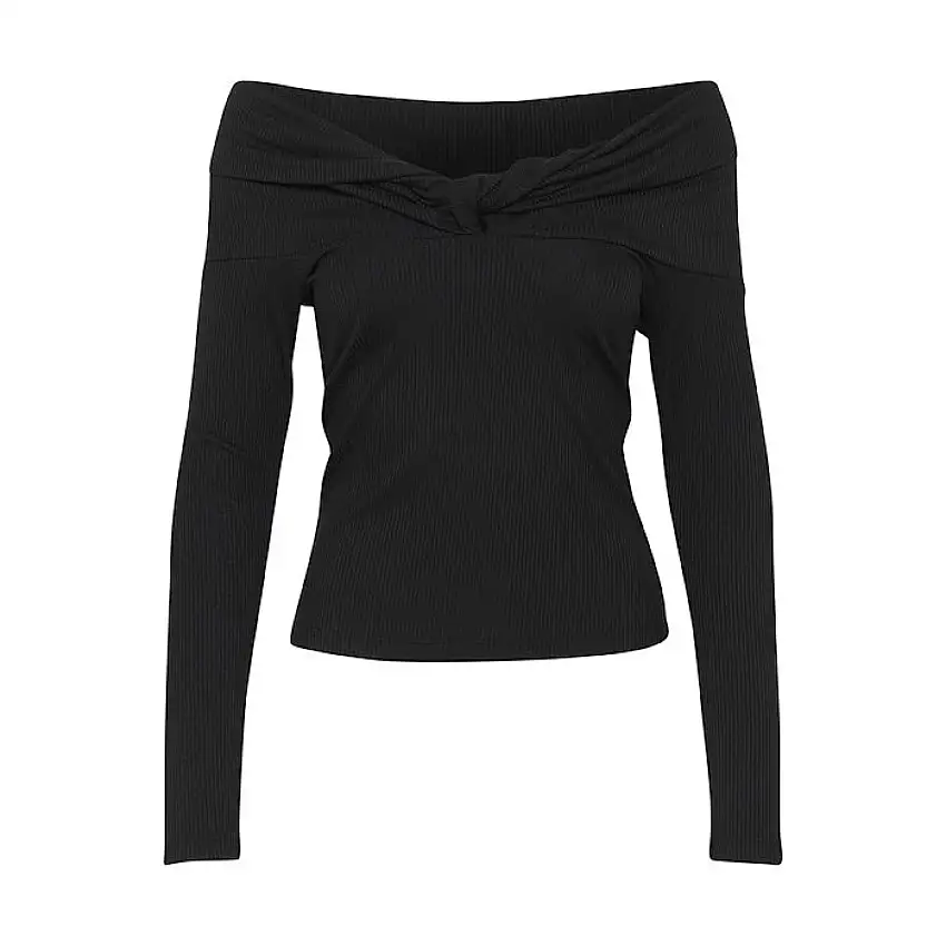 T-shirt a maniche lunghe off-shoulder donna KAFFE Kayla