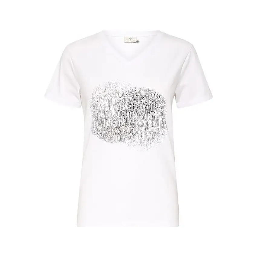 T-shirt da donna con scollo a V KAFFE Vera