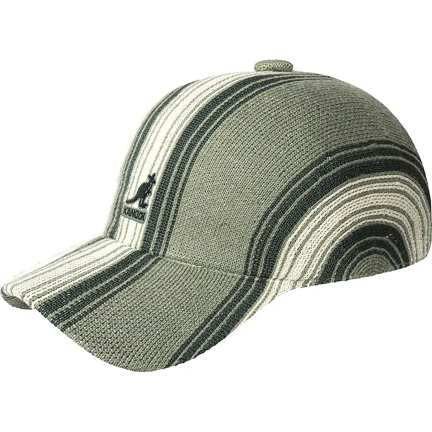 Cappellino da baseball spazioso a righe Kangol Nostalgia