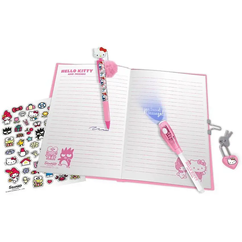 Blocco note con penna Kids Licensing Hello Kitty [Misura 25,5x20,5 cm]