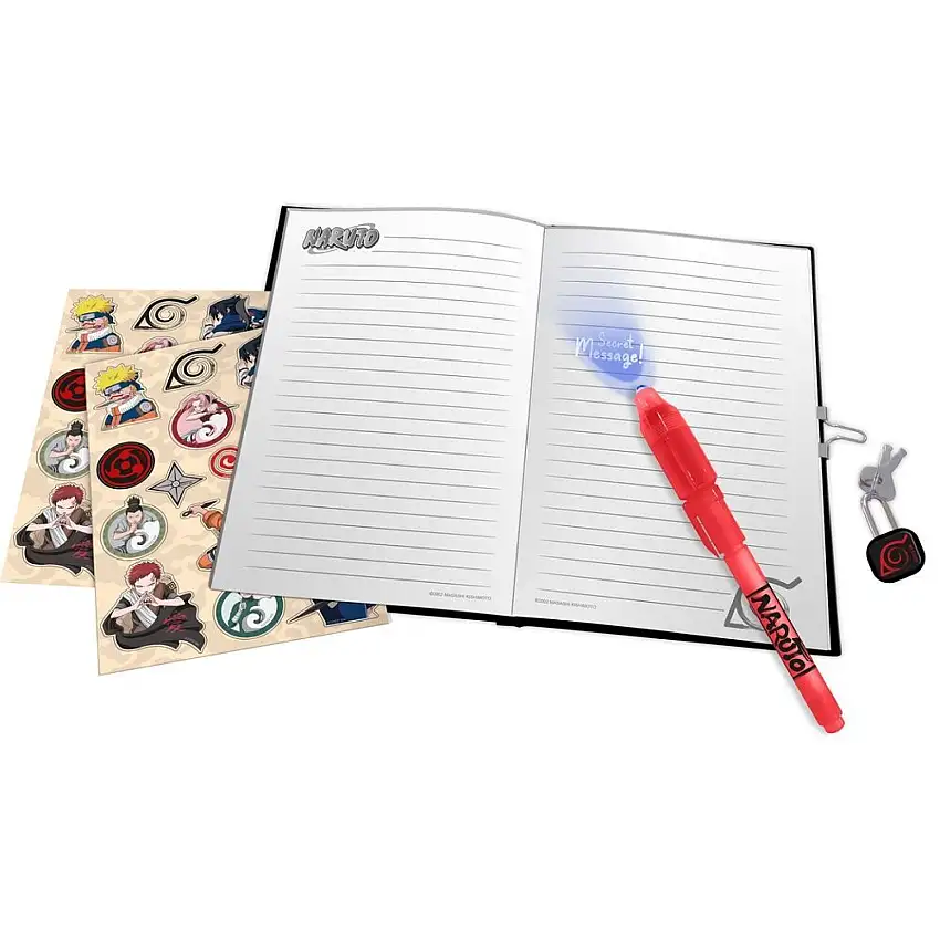 Agenda e stilografica magica Kids Licensing Naruto Shippuden Diary [Misura 23x22x3 cm]
