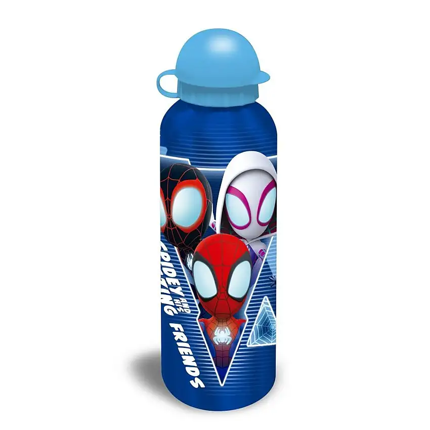 Bottiglia in alluminio per bambini Kids Licensing Marvel Spidey the Amazing Friends [Misura 500 ml]
