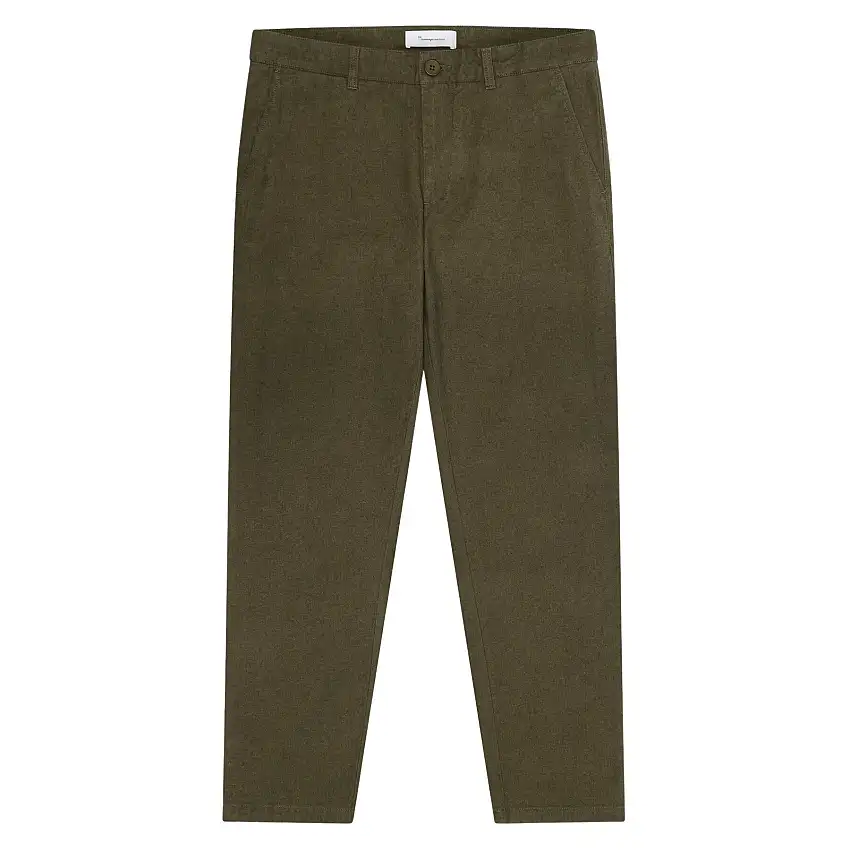Pantaloni chino in flanella KnowledgeCotton Apparel