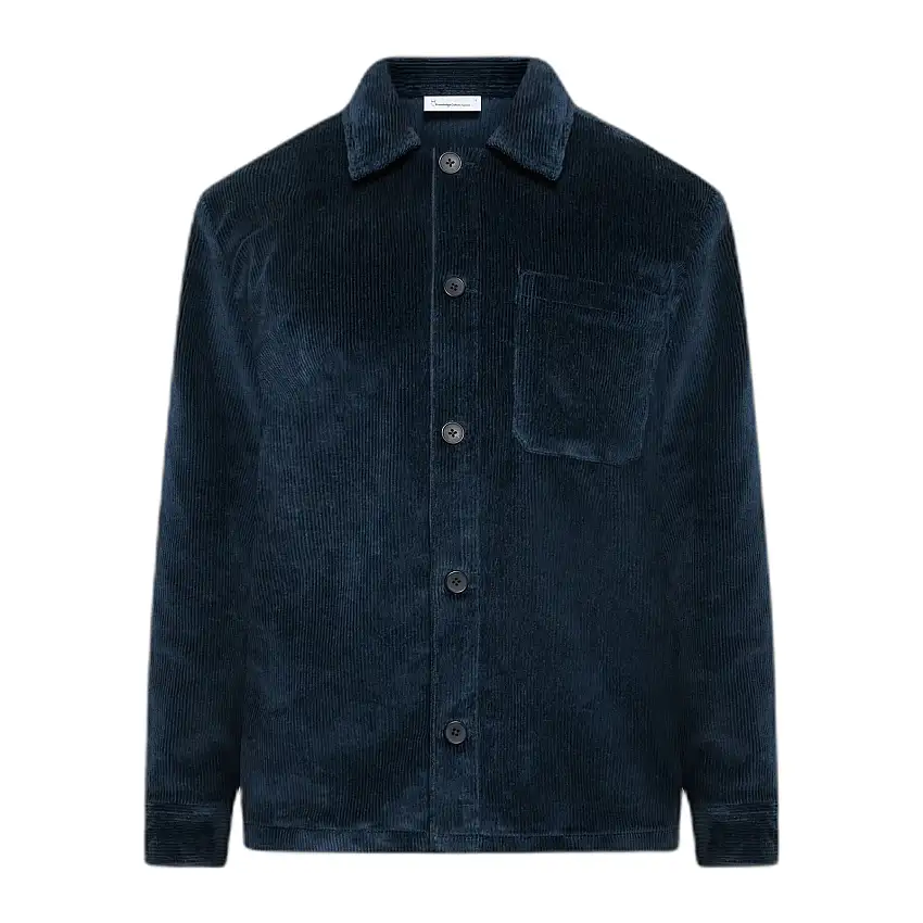 Camicia da camera in velluto KnowledgeCotton Apparel [Misura S]