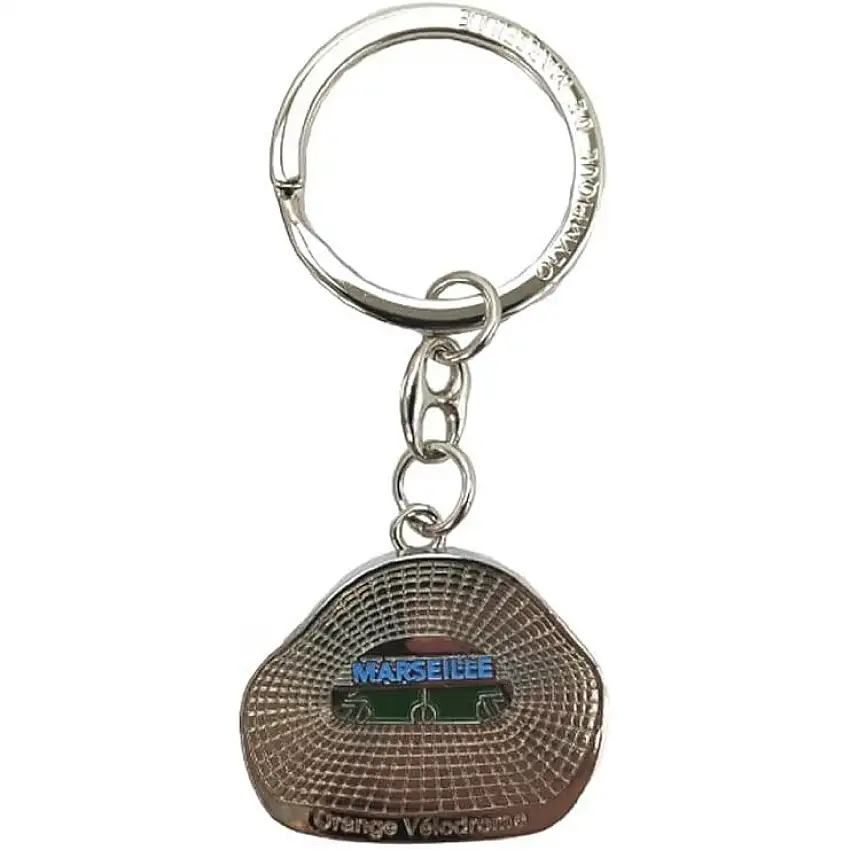 Portachiavi Stade Vélodrome metallo OM [Misura 8,5x18,5 cm]
