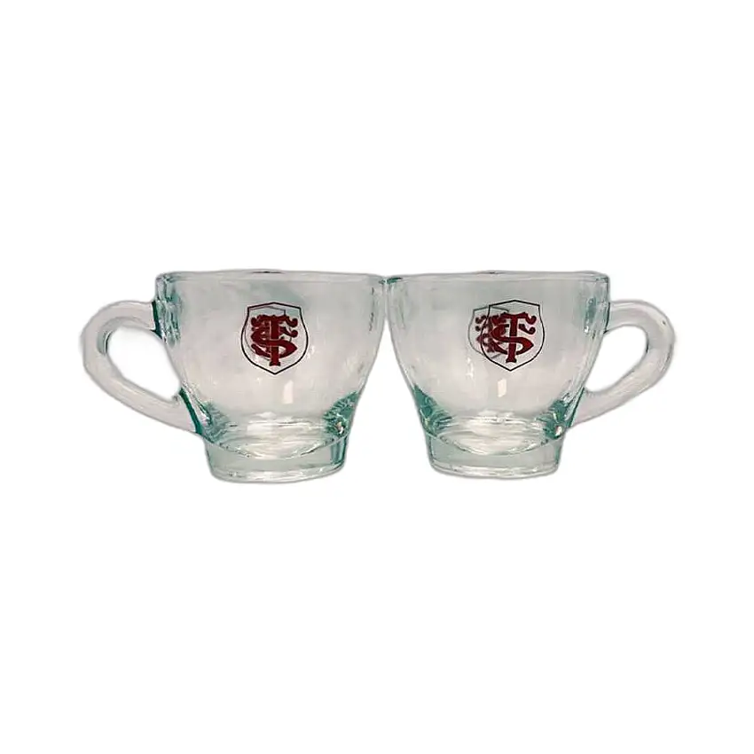 Tazza da caffè serigrafata Stade Toulousain (x2) [Misura 80 ml]