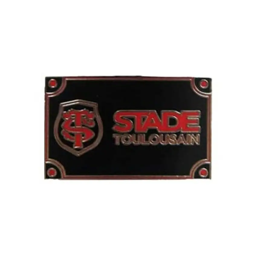 Fermaglio da frigo metallico Stade Toulousain [Misura 8,5x18,5 cm]