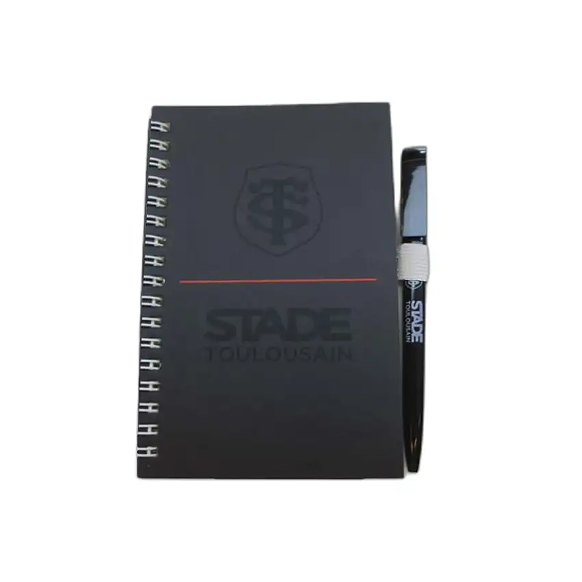 Quaderno autografo in plastica Stade Toulousain [Misura 11,45x15,7 cm]