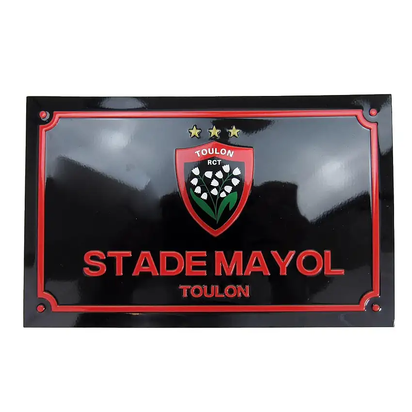 Targa stradale in metallo Toulon [Misura 19x12 cm]