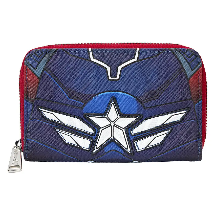 Portafoglio Loungefly Marvel Captain America Brave New World [Misura 15,24x2,54x10,16 cm]
