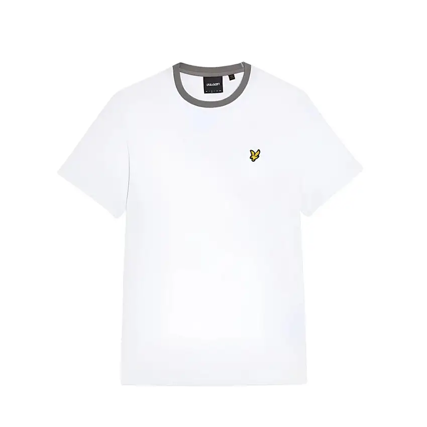 T-shirt con collo a contrasto Lyle & Scott [Misura S]