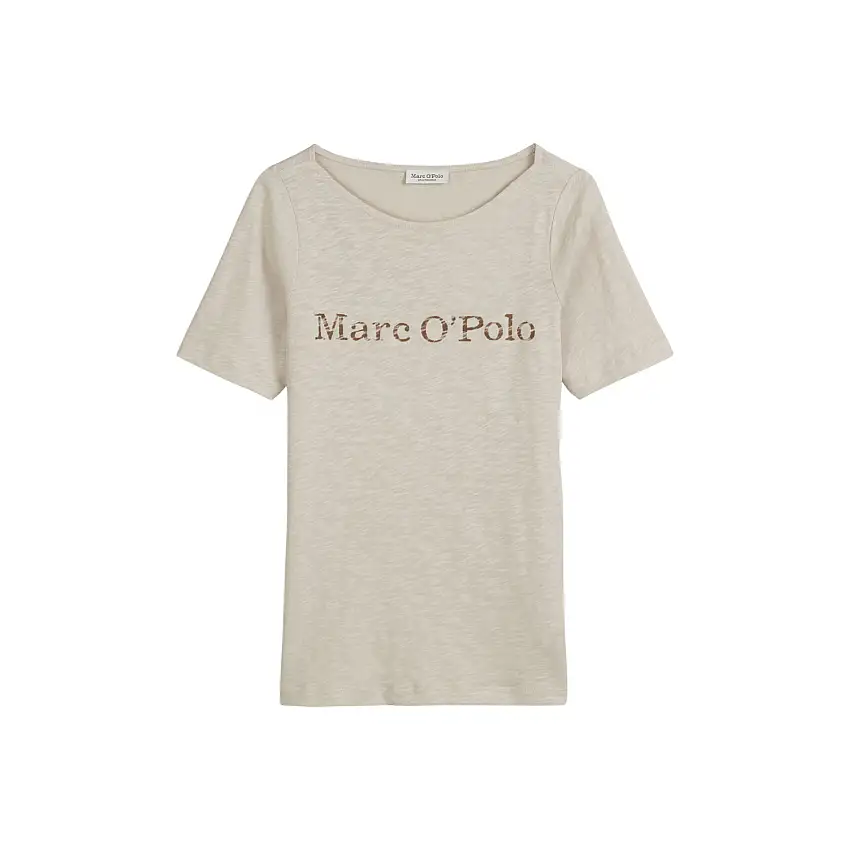 T-shirt con logo stampato all'interno sul petto donna Marc O'Polo [Misura S]