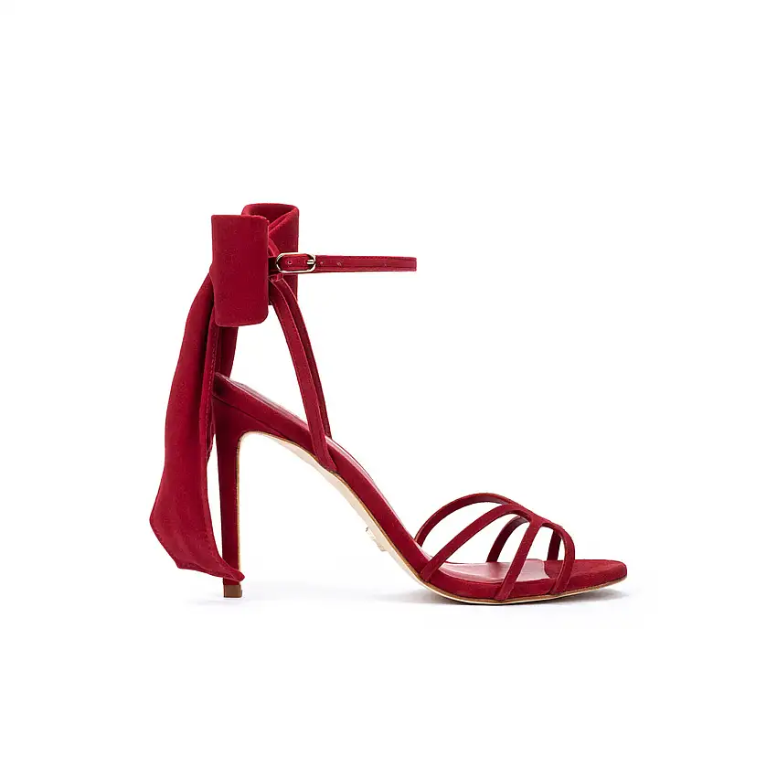 Sandali con tacco con nodo mobile sul retro donna Martinelli Prince