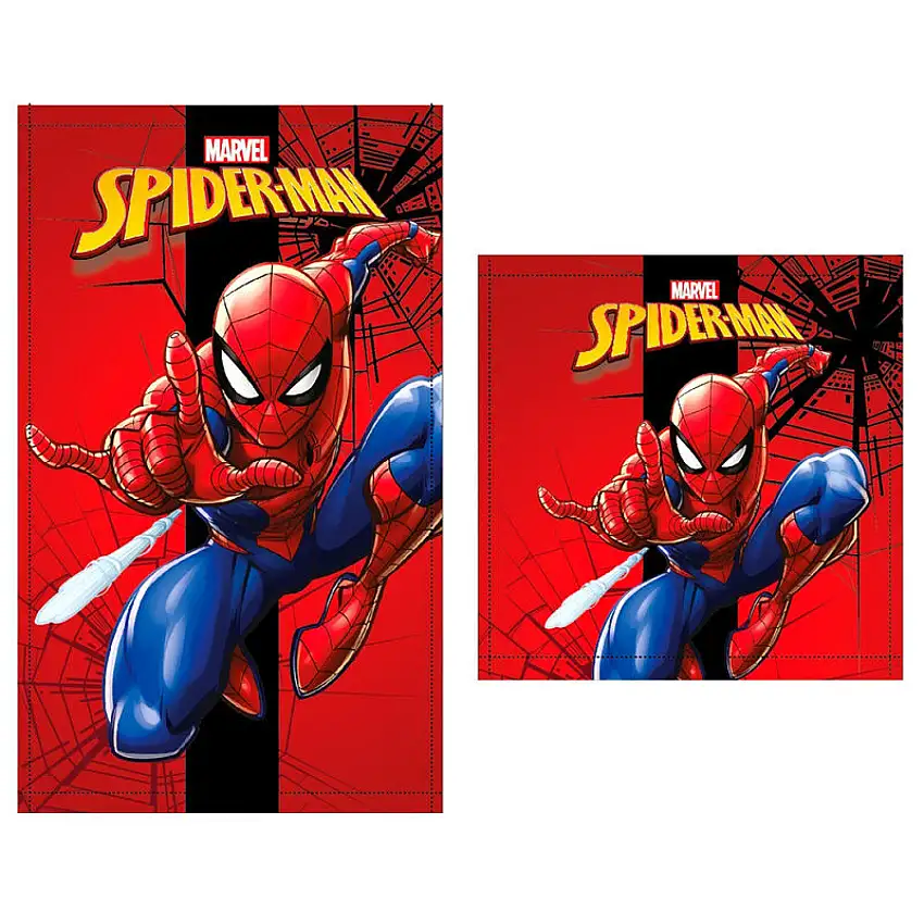 Asciugamano da bagno Marvel Marvel Spiderman (x2) [Misura 30x50 cm]